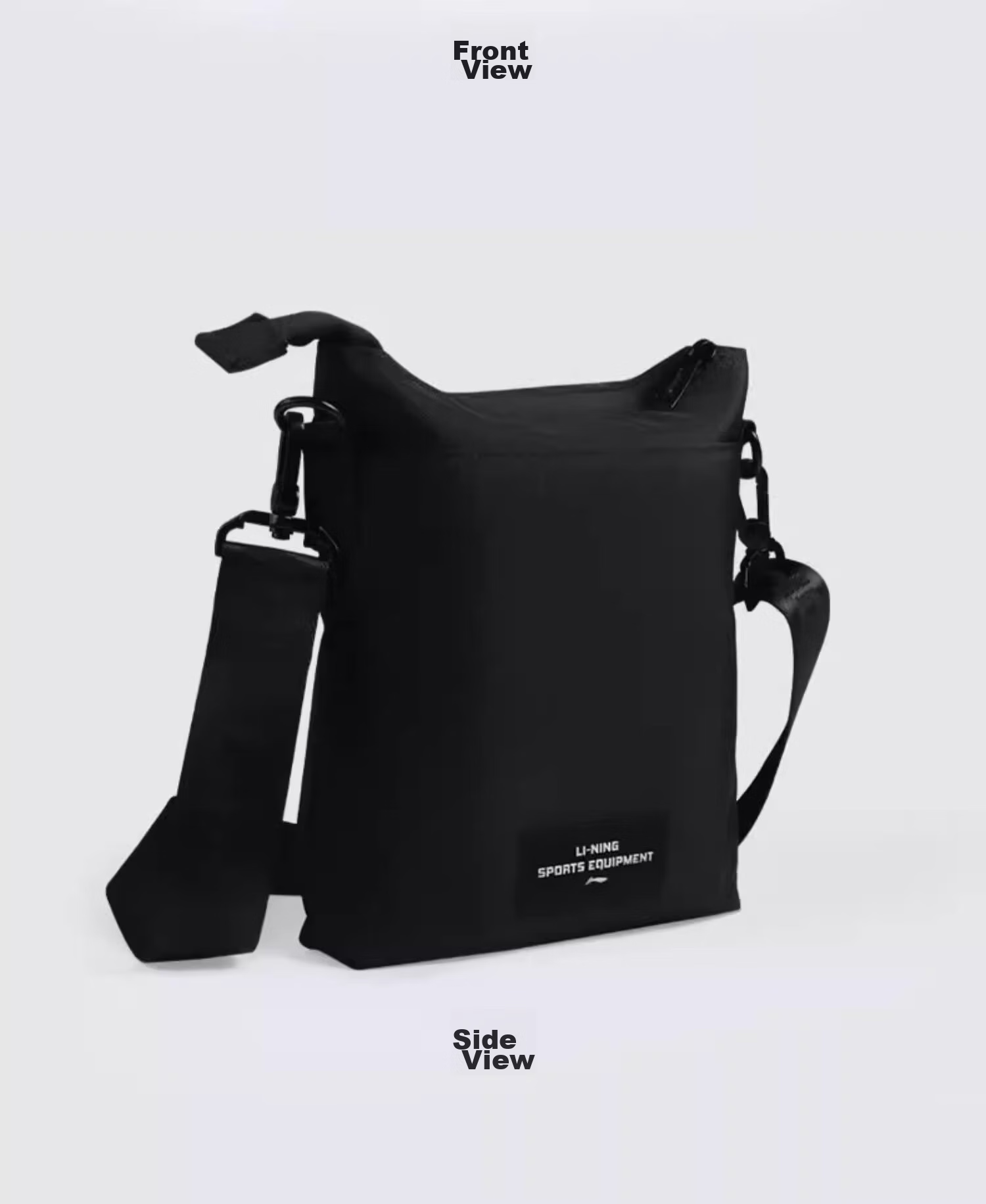 Li-Ning Crossbody Bag, Travel Bag for Men, High-End Business Shoulder Bag, Large Capacity Commuter Portable Bag, Personal Messenger Bag, Phone Pouch 13
