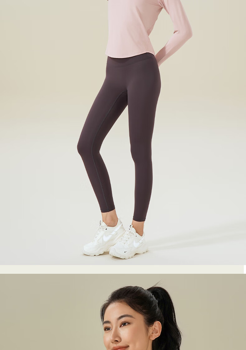 Ziyouxi Yoga Top for Women, Spring And Autumn New Style, Slimming Quick-Dry Sports Long-Sleeve T-Shirt, Pilates Running Fitness Training Wear 11