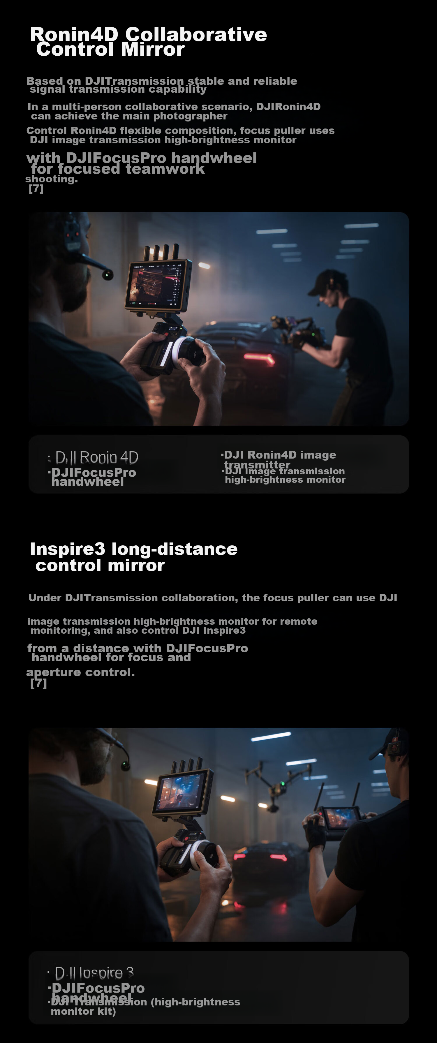 DJI Focus Pro Creative Edition, Handheld Integrated Lens Control System with AI Automatic Focus Tracking, 20-Meter Wireless Follow-Focus, LiDAR Oscilloscope 17