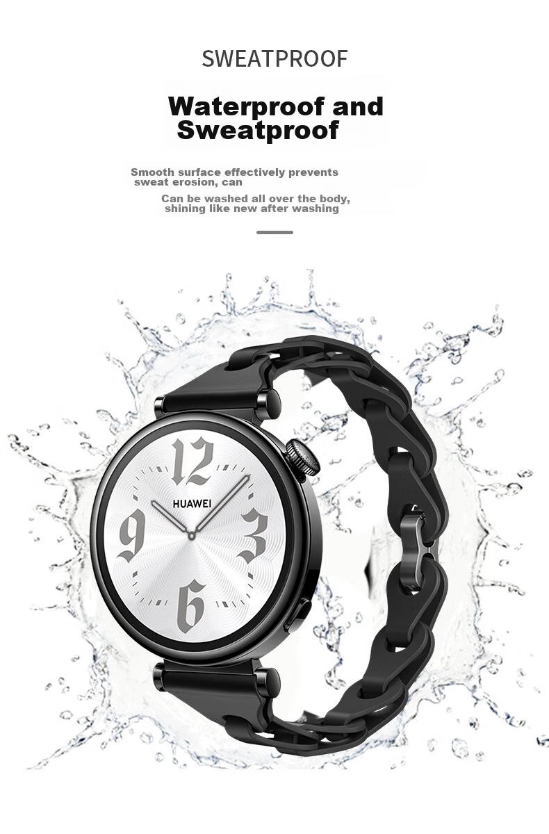 Weiqiantu [Women's Silicone] Watch Band Compatible with Huawei GT7/GT6/GT5/Watch6/pro, Women's GT4/GT5pro Watch Strap, 41mm Sports Band for 41/43mm Wome 9