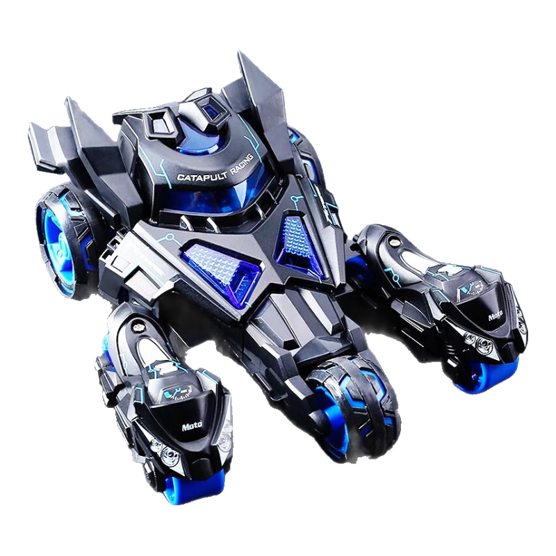 Feibei Children's Toy, Boys' Birthday Gift, Alloy Toy Car, Ejection Motorcycle Racing Car, Ages 3-10