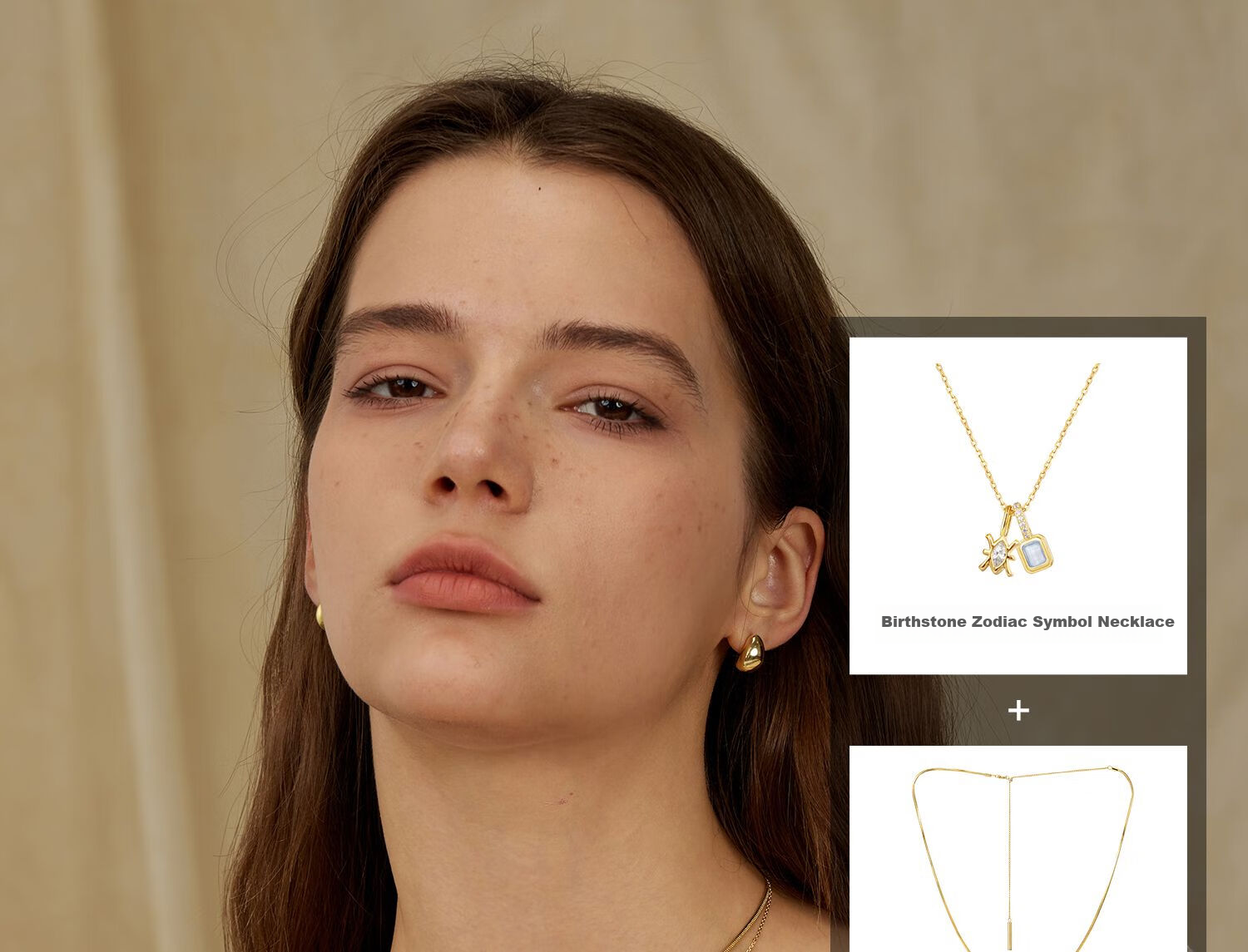 Arsis Zodiac Birthstone Necklace for Women, Original Design, Fashionable, Simple, Versatile, Gift for Girlfriend 25