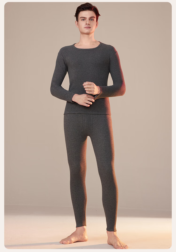 Ordifen [Cashmere And Silk Thickened Set] Winter Women's Thermal Underwear Base Layer Autumn Top And Pants Set, Purple, M 16