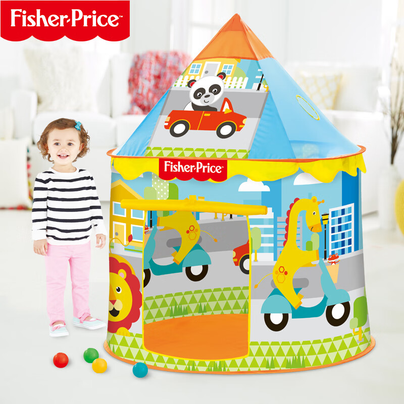 Детский игровой домик-палатка Fisher-Price, игровой домик для дома и улицы, подарок на Новый год