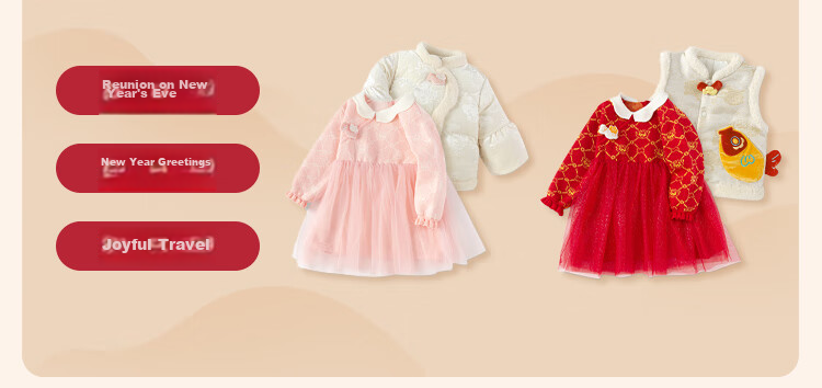 BALABALA Children's Clothing, Baby Dress, Kids' Dress, Spring 2025 Collection, Princess Dress for Baby Girls, New Chinese Style, 209125111002 8