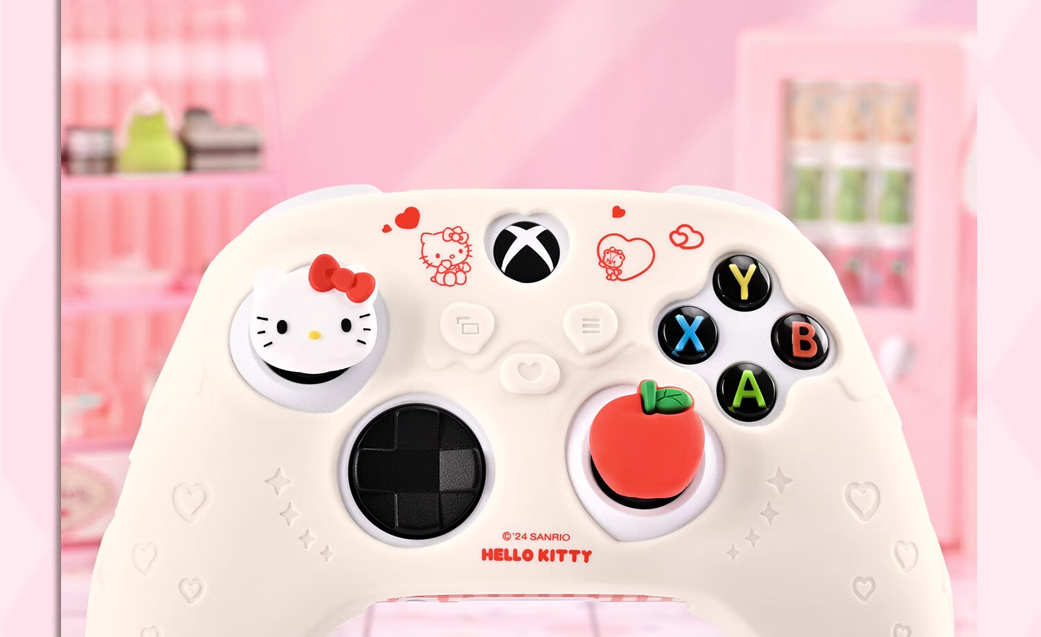 Jixiang XBOX Controller Protective Case, Kuromi Official Silicone Shell, Non-Slip And Sweat-Resistant Soft Case, Cute Cartoon Design, Compatible with Joysticks, Game Console Accessory 10