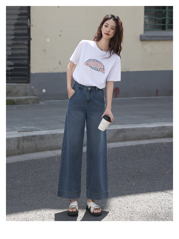 Dme [Casual Denim Jeans] Spring And Autumn Style, Slimming Pear-Shaped Elegant Fashionable Trendy Jeans for Wome 7