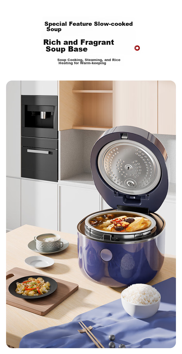 GREE Rice Cooker for Home Use, 2-3 People Capacity, Non-Coated 316L Stainless Steel Inner Pot, 3L Small Size, IH Heating, Multi-Functional Porridge And Firewood Rice Cooking, Model 3018C, Recommended by Dong Jie 7