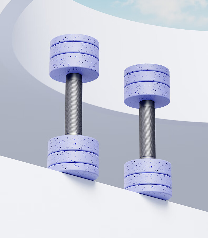 Mike Steel Dumbbell, Silicone-Coated Pure Steel Adjustable Dumbbells, Home Fitness Set, Solid Steel Exercise Equipment, 10kg 2