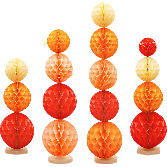 Duomeiyi First Birthday Scene Decoration Set, Complete Zhuazhou Props, Baby's First Birthday Supplies, Small Round Pillar Set