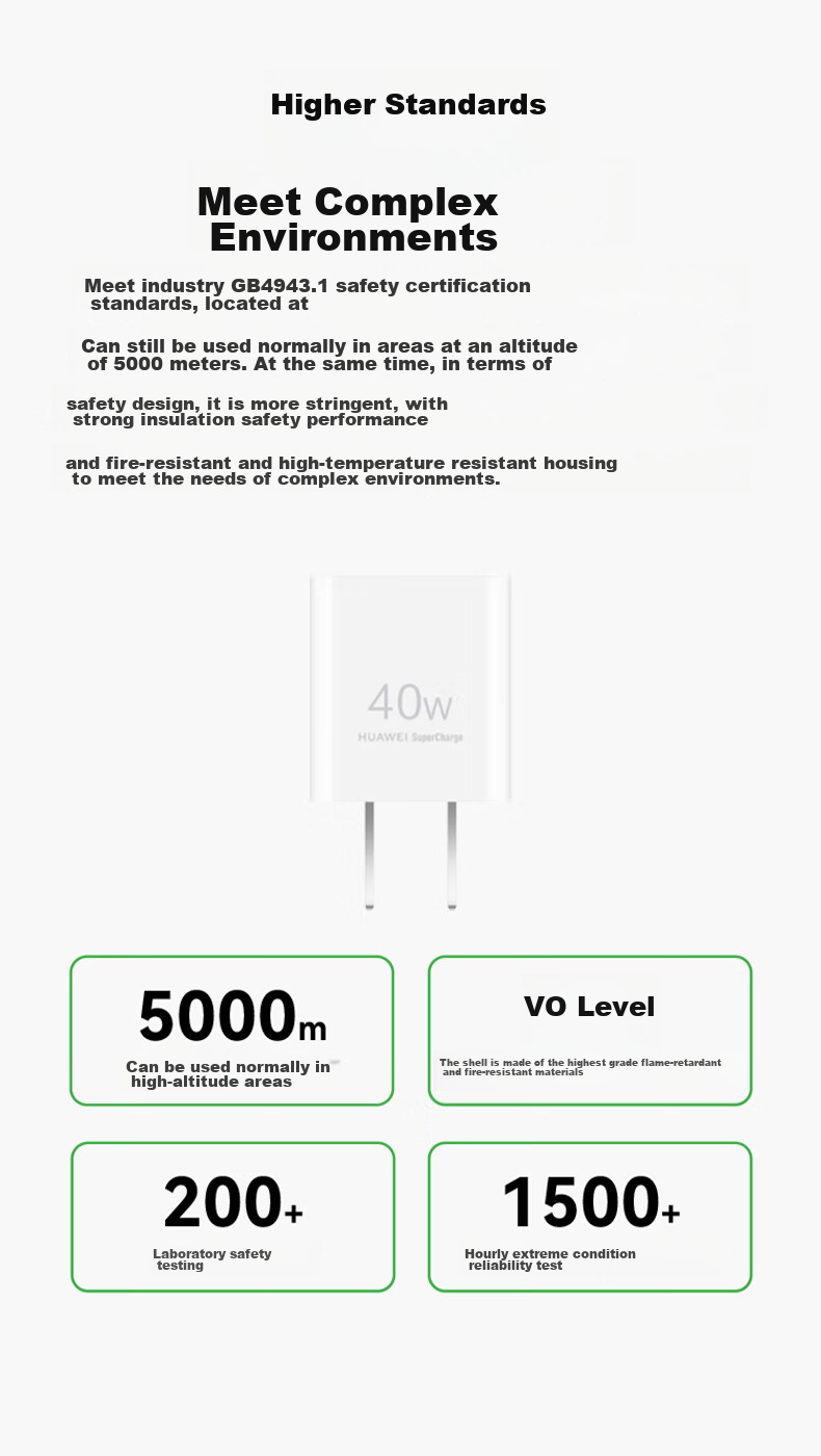 HUAWEI Ice Sugar All-Purpose Gallium Nitride Phone Charger (Max 40W), 3C Certified, HUAWEI Original Charger, Compatible with HUAWEI Phones Mate60 11