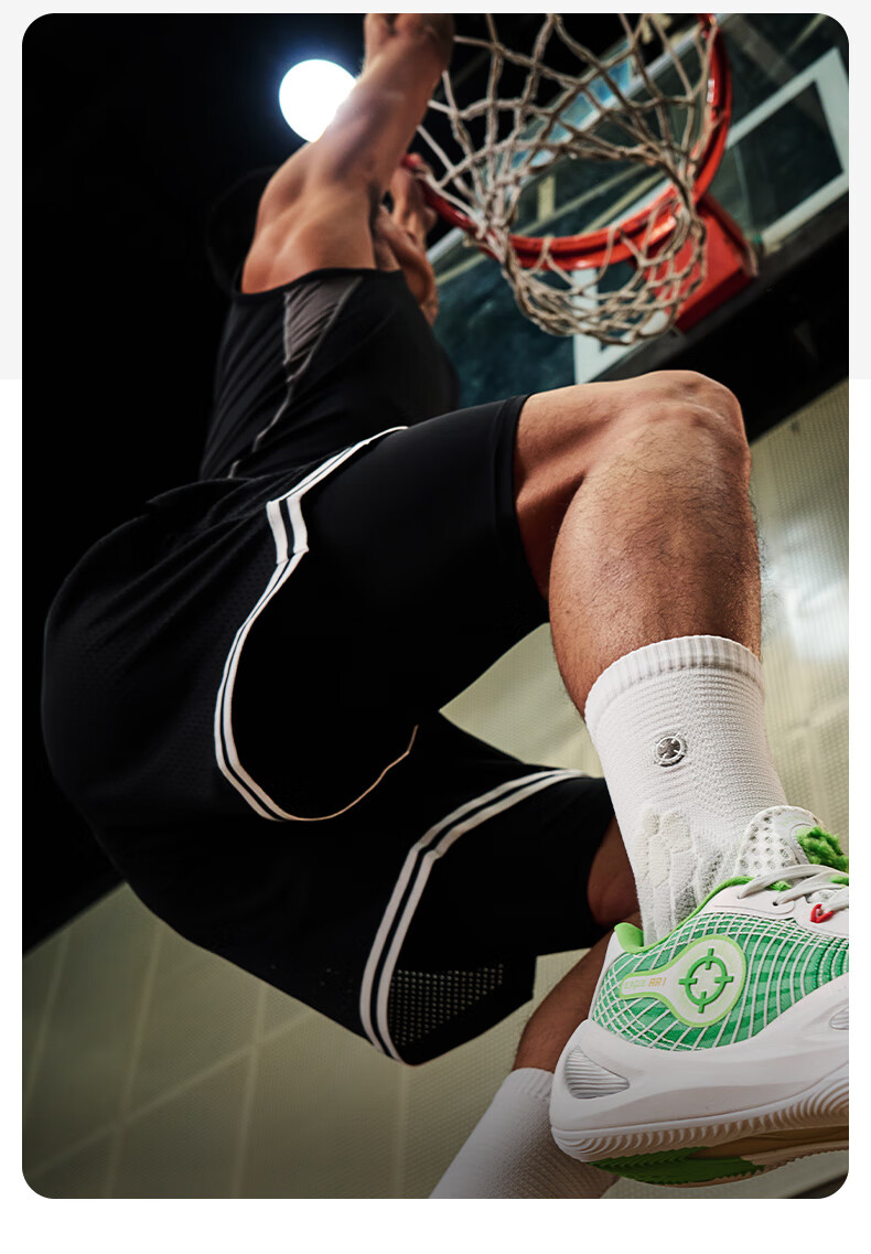RIGORER Competitive Knitted Knee-Length Shorts for Men And Women, Basketball Shorts, Layered Sports Running Breathable Shorts 2