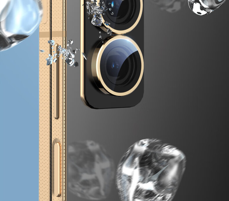 BLUEO Lens Protector for Samsung W25 Camera, W25 Rear Camera Film, HD Anti-Glare Lens Protection Sticker, Gold 4