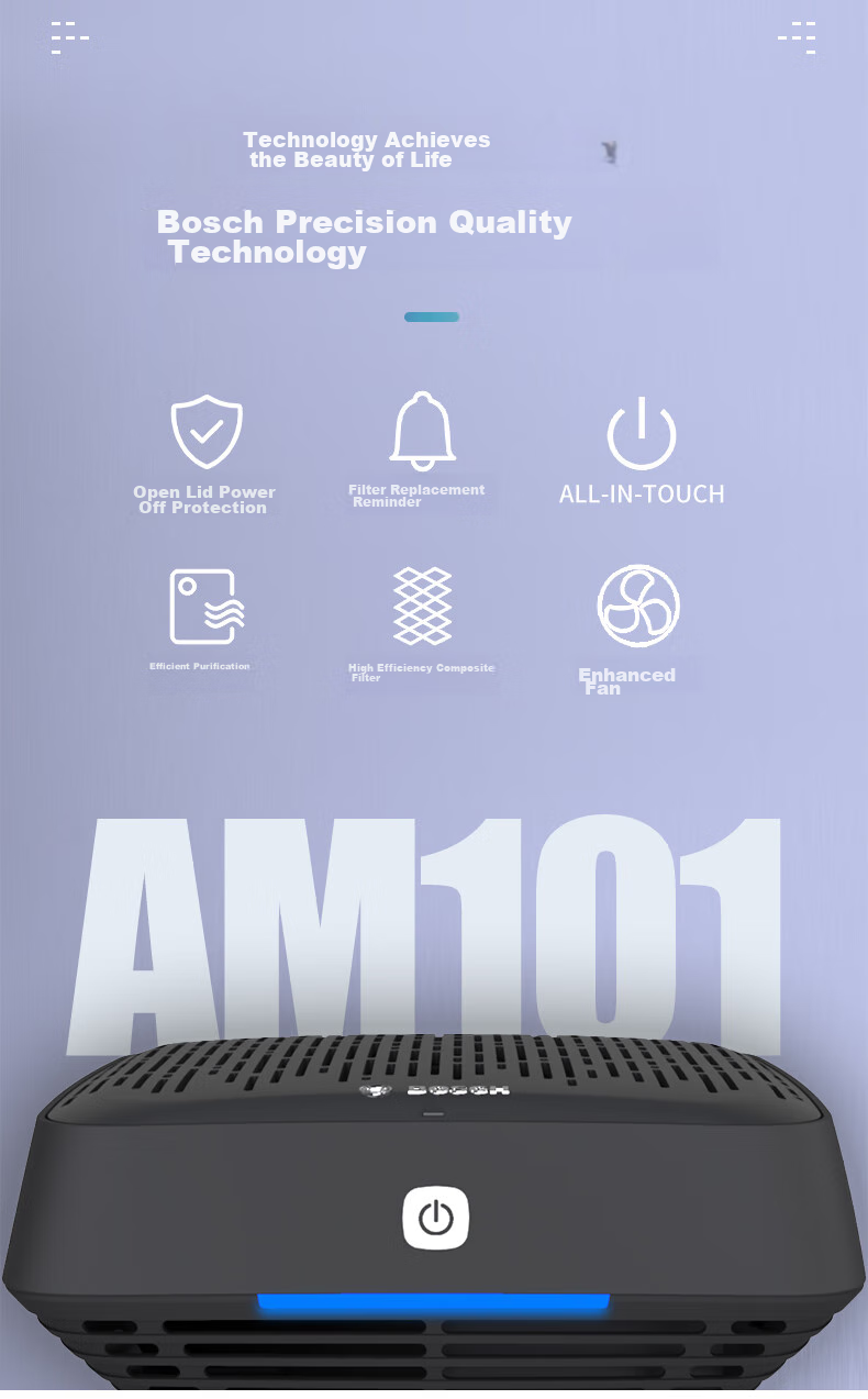 BOSCH AM101 Car Air Purifier Removes Formaldehyde, New Car Smog, Smoke Odors, PM2.5 And Eliminates Odors inside the Vehicle 5