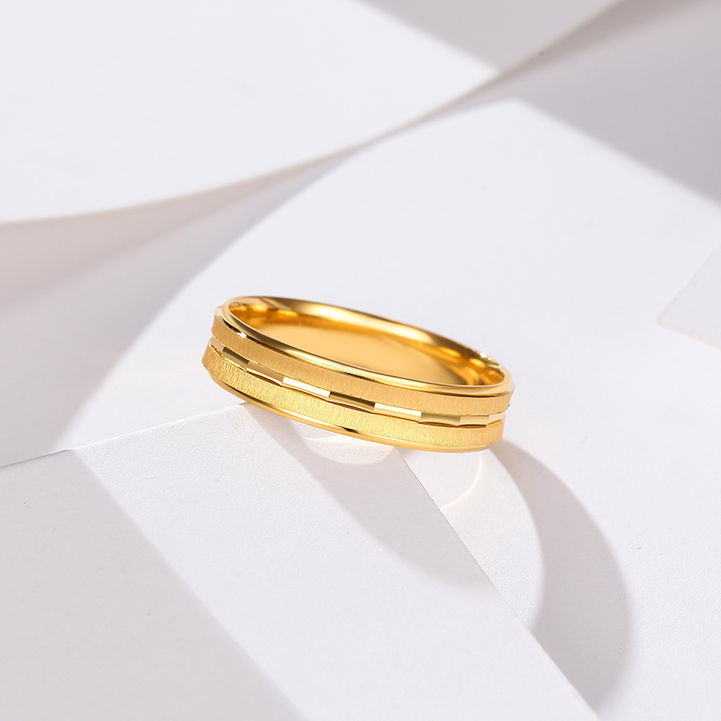 【潮宏基黄金戒指】潮宏基 chj jewellery 时光铭记 足金黄金戒指男女