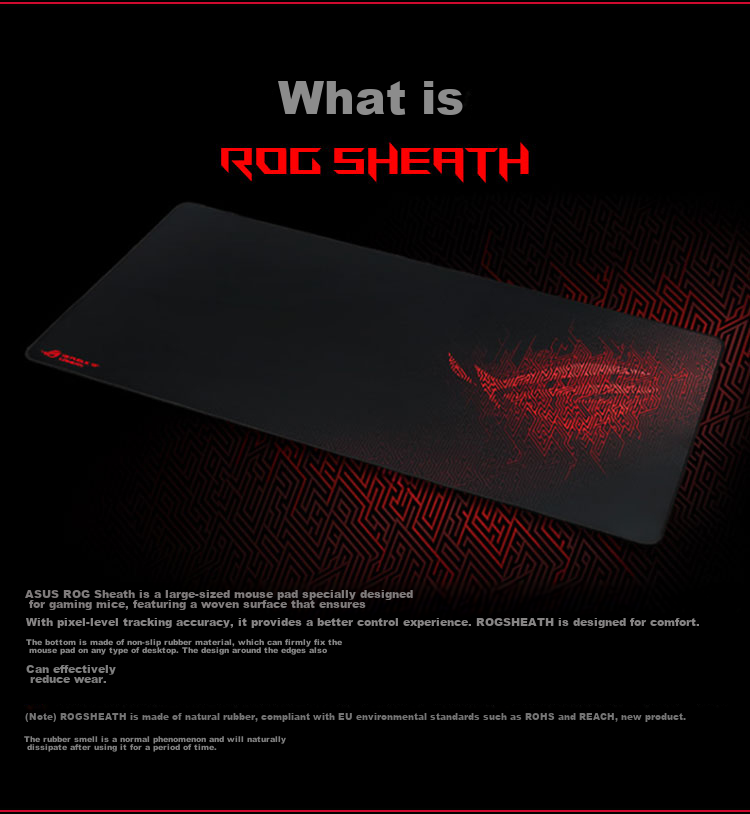 ROG Charging Armor 2 Mini Player Kingdom Gaming Mouse Pad CSGO Mouse Pad with Edge Waterproof Splash Protectio 2