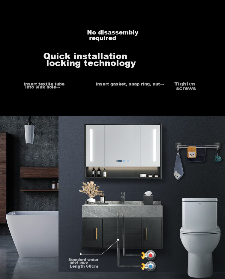MEJUE Kitchen Faucet, Stainless Steel Double Water Spray, 360° Rotating Hot And Cold Dual Control, Sink Basin Z-011341 18