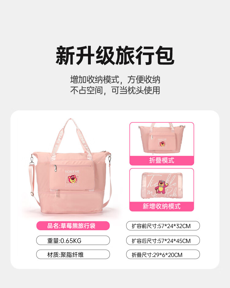 Disney Handbag, Women's Multifunctional Travel Bag, Fourth Generation Cute Large Capacity Tote Bag, Accommodation Student Bag 4
