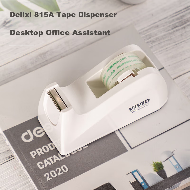 Канцелярский диспенсер Deli 815A, для ленты шириной до 18 мм, белый