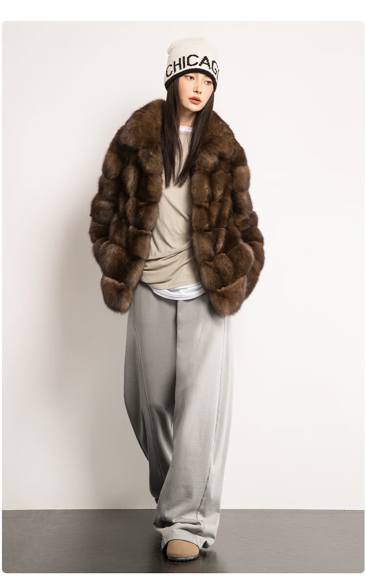 Dme [Zizai Weitui] High-Waisted Loose Wide-Leg Cropped Pants for Women, Spring And Autumn Best-Selling Style, Washed Casual Long Trousers 2
