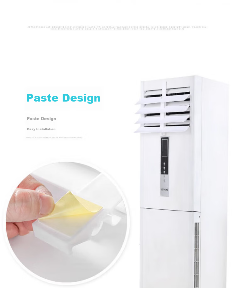 Jiashigao Floor-Standing Air Conditioner Wind Deflector, Postpartum Use, Anti-Direct Blowing, Multi-Level Adjustment, Extendable ABS Cabinet Style, Universal 4
