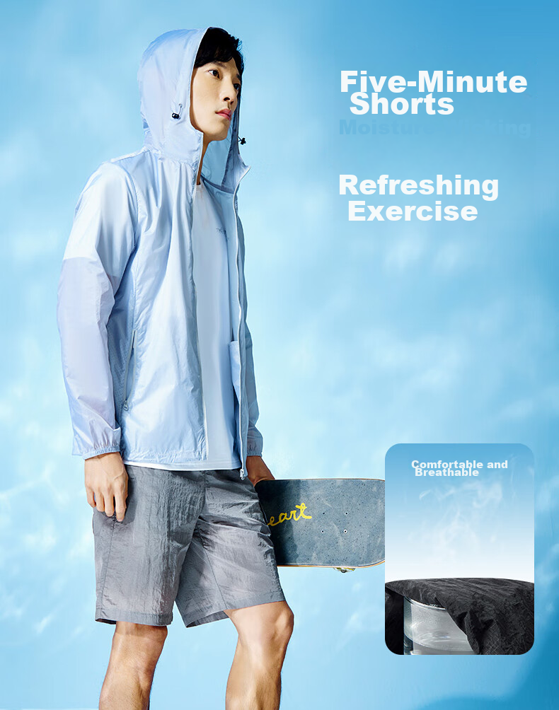 TECTOP Five-Point Shorts, Men's Outdoor Solid Color Tech Fabric Workwear Wear-Resistant Running Sports Pants 227, Men's Black S 4