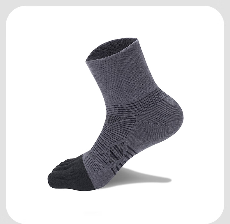 TFO DuPont Coolmax Five-Toe Socks Comfortable Breathable Quick-Dry Sports Socks A2202435 Men's Blue 11