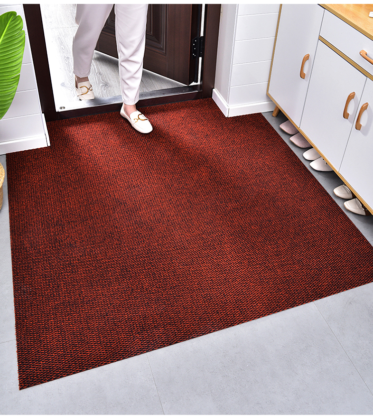 Huaxu Home Floor Mat, Doormat, Entrance Mat, Dirt Scraper, Dust Remover, Wear-Resistant, Non-Slip, Brown, 60*90cm 17