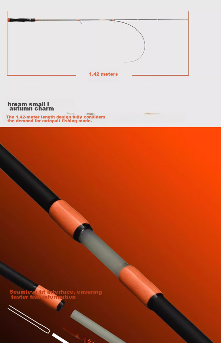CRONY Autumn Stream 2nd Generation UL Ultra-Soft Action Lure Rod, Micro-Ejecting Bass Rod, Micro-Gun Handle, 1.83 Meters, C602L 15