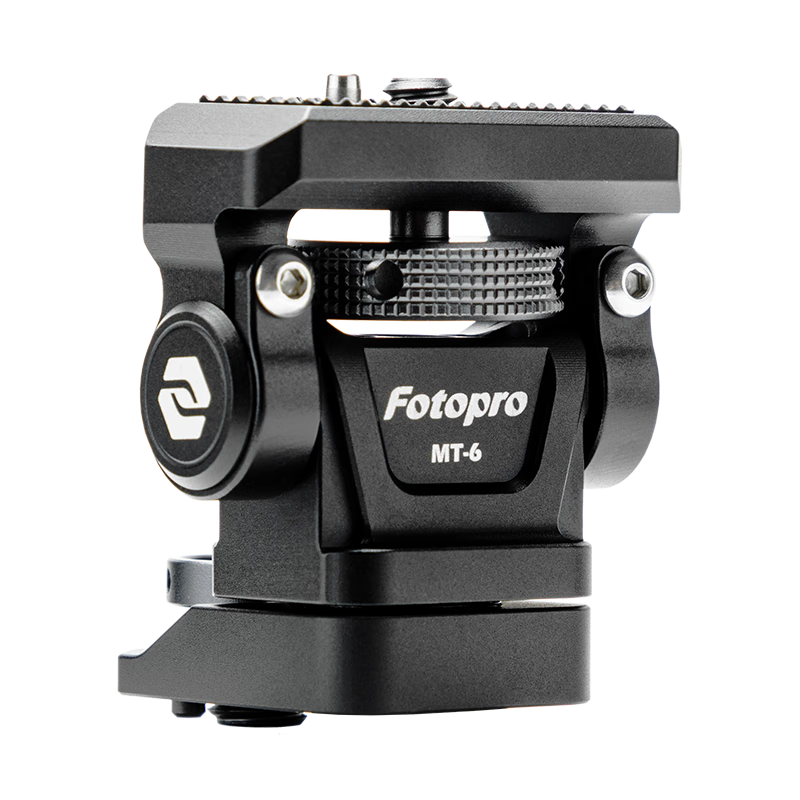 Fotopro MT-6 Monitor Base Damping Metal Bracket DSLR Camera Universal Micro Single External Cold Shoe Snail Tripod Head