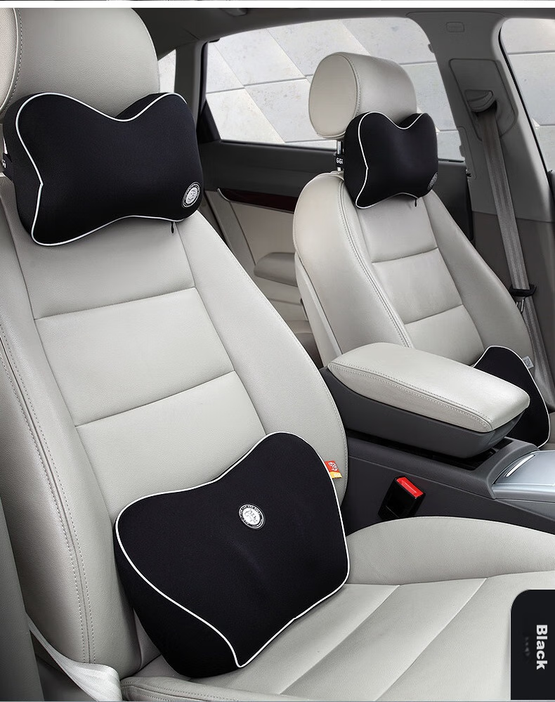 GiGi Car Lumbar Support Cushion, Space Memory Foam Backrest for Car And Office Use 11