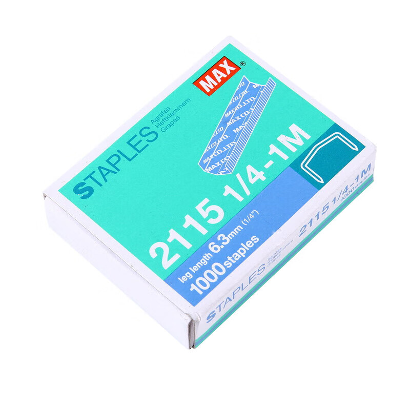 Скобы MAX 2115, 2115 1/4-1M, 4 коробки по 1000 штук
