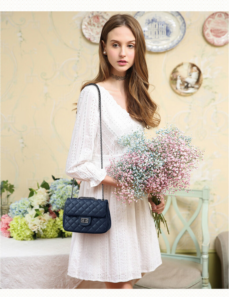 Viney Leather Handbag, Women's Brand Chain Bag, Light Luxury Shoulder Crossbody Bag, Practical Birthday And Mother's Day Gift for Mom 7