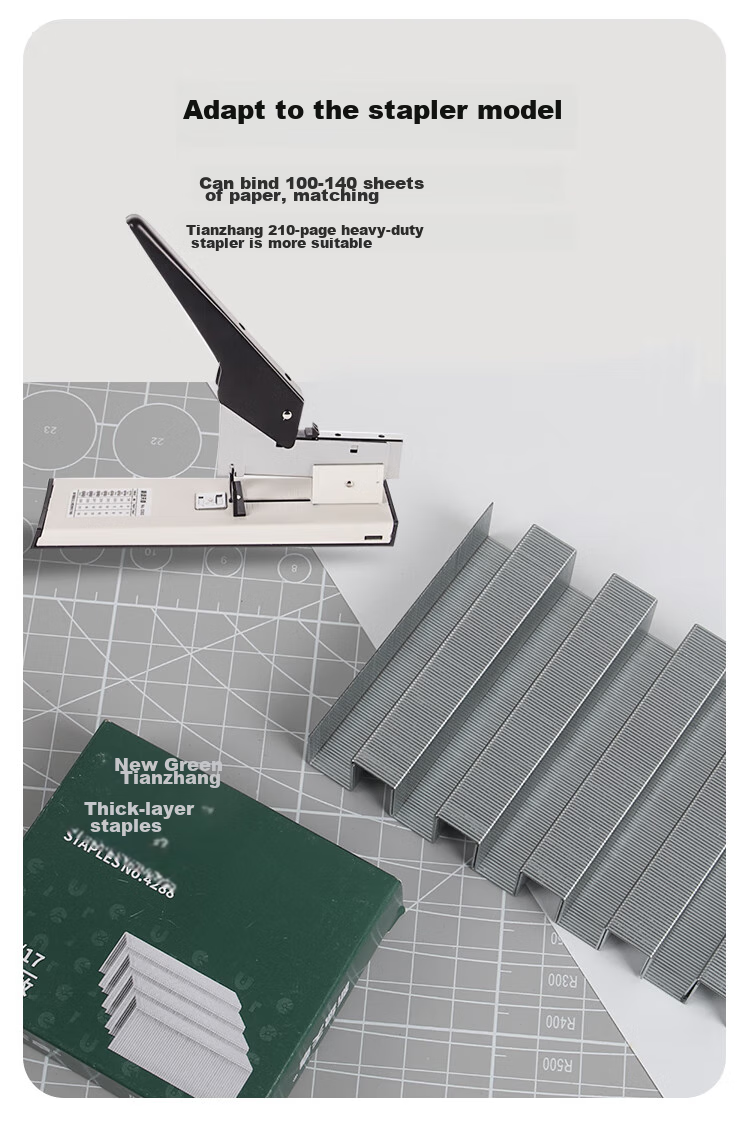 TANGO High-Strength Staples, Size 2317, 1000 Pieces, Office Supplies, Large Capacity, Can Staple up to 150 Pages, Rust-Resistant And Durable, Economical Pack, Not Easily Rusty 4