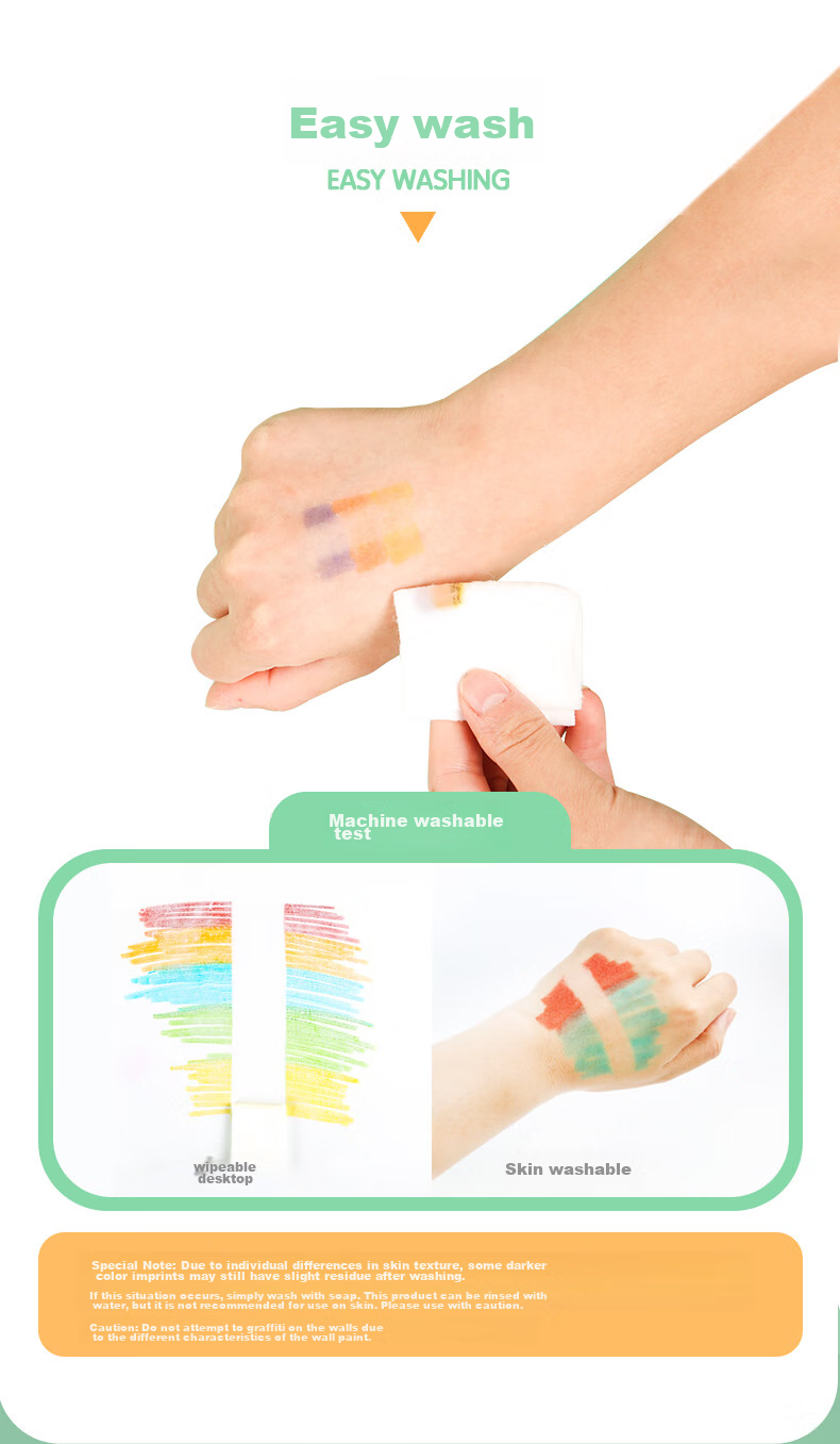 M&G 36-Color Washable Watercolor Markers, Children's Triangular Handle Drawing Pens, Student Stationery Art Painting Brush Set ACP901AV-1 Box Watercolor Markers 4