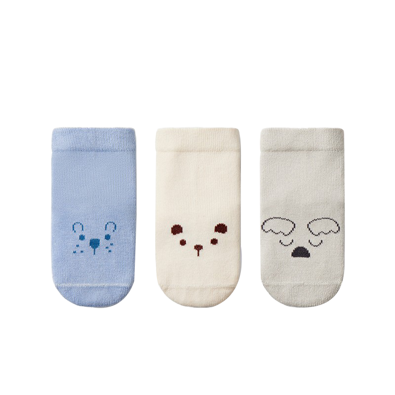 Niduoxiong Baby Floor Socks, Comfortable And Breathable for Spring And Autumn, Indoor Walking Socks for Toddlers, Insulating Non-Slip Socks, Baby Floor Socks