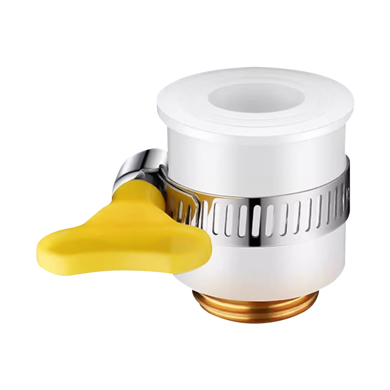 Jingwanhui Water Purifier Faucet Accessory Universal Adapter, White Silicone Universal Connector, Versatile Conversion Adapter Interface, Universal Faucet Adapter W898