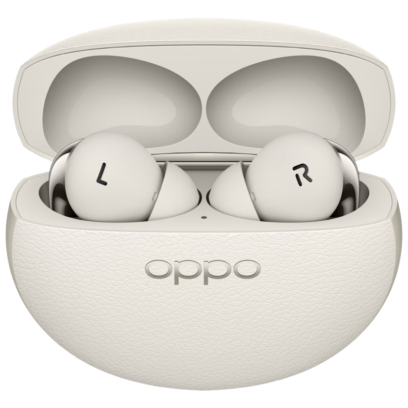 OPPO Enco X3 True Wireless In-Ear Bluetooth Earphones with Noise Cancellation, Compatible with Apple, Huawei, Xiaomi Phones, Wireless Charging Version, Off-White