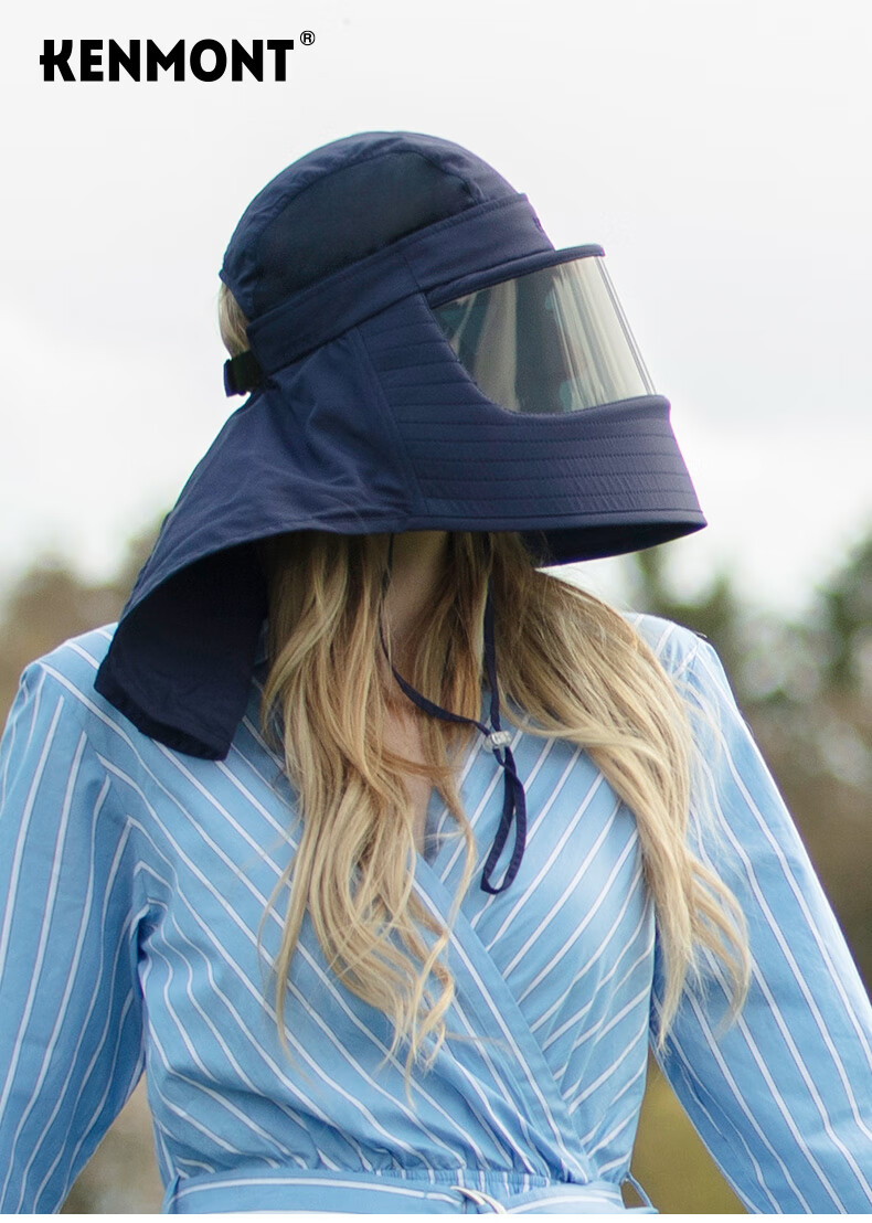 Kenmont Spring And Summer Full Face Sun Protection Mask for Women, UV-Resistant Neck Guard, Sun Visor, Outdoor Protective Hat Km-3774 1