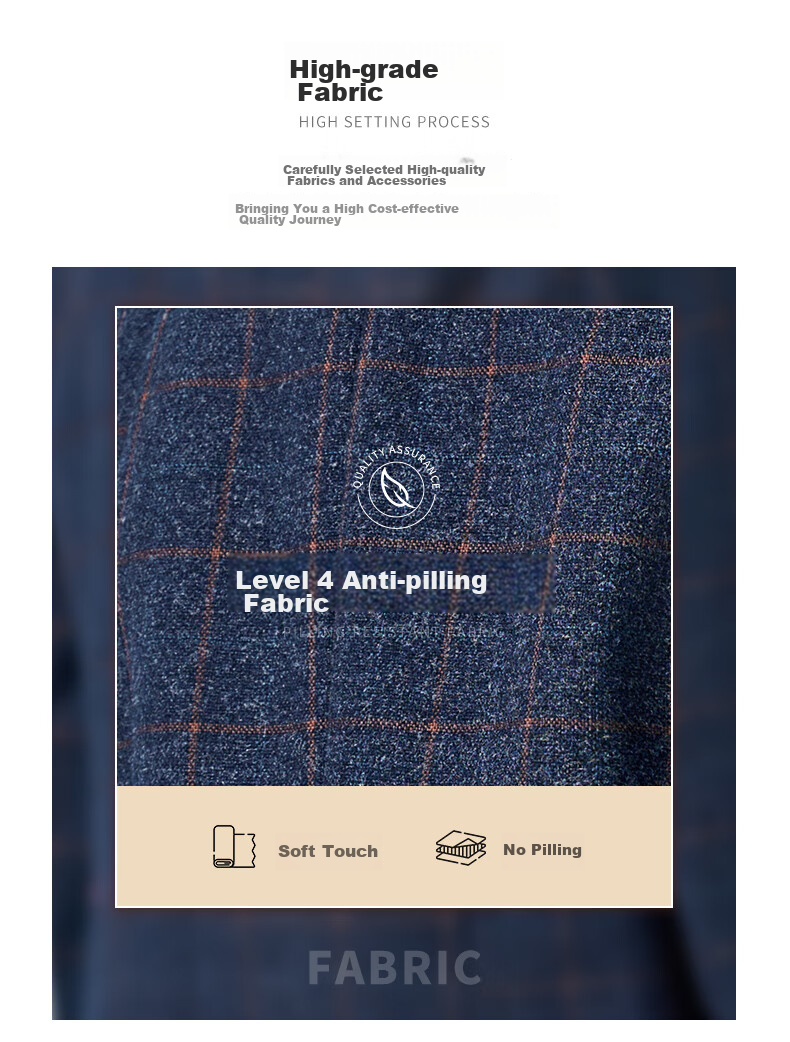Luomeng Children's Suit Set, Flower Boy Host Formal Wear, Boys' First Birthday Piano Performance Outfit, Navy Blue And Yellow Plaid, Size 120 9