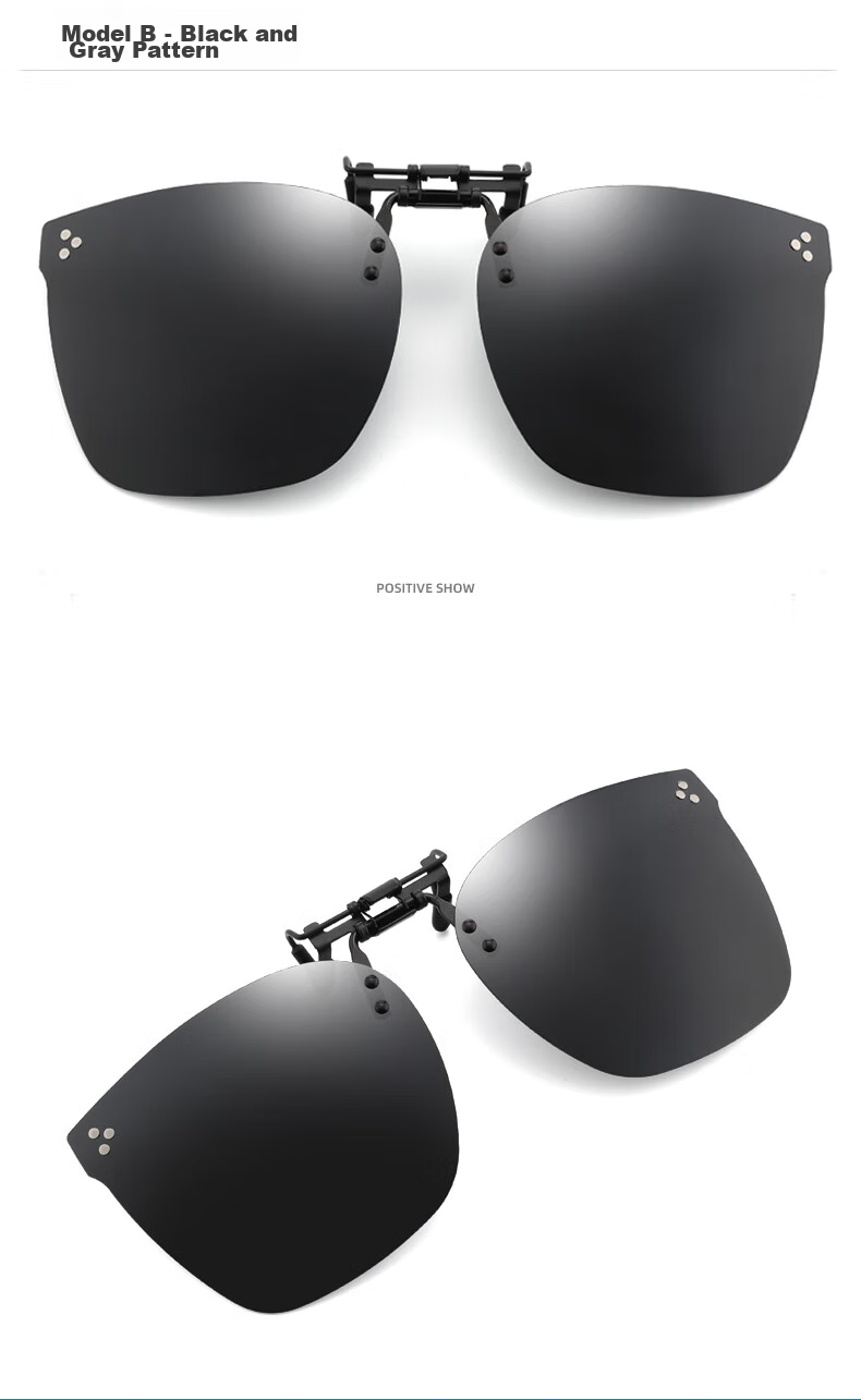 LESCA LUNETIER Polarized Clip-On Sunglasses for Men And Women, Adjustable Prescription Sunglasses Clip-On for Driving And Fishing 20