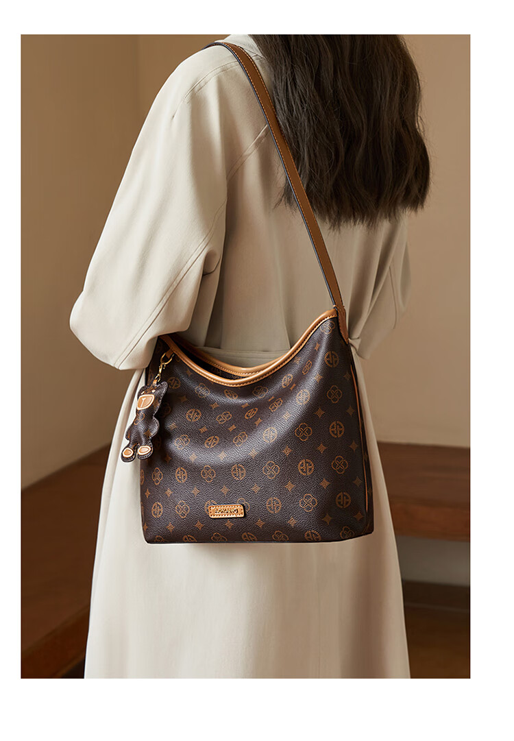 Aokang Women's Handbag, Trendy Hobo Underarm Bucket Bag, Light Luxury Crossbody Shoulder Bag, Birthday And Mother's Day Gift for Girlfriend Or Wife 10