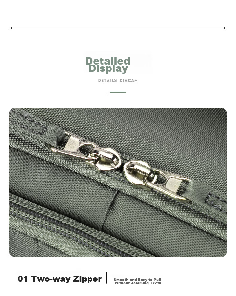 Landcase Backpack Travel Bag Large Capacity for Women And Men Short-Trip Tourism Bag Multifunctional Laptop Bag 5162 Dark Green Small Size 13
