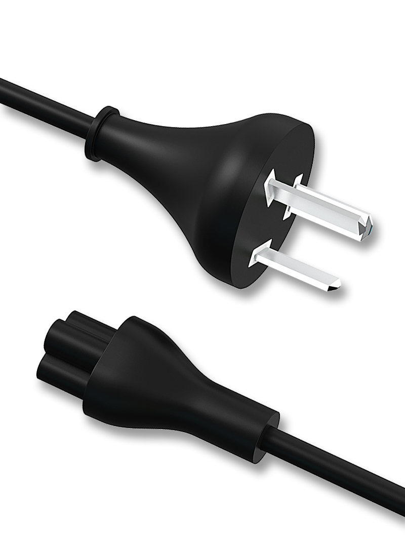 Elei laptop power cord, three-prong plug computer adapter charger cable, universal for ASUS, HP, Dell, Samsung, Acer laptops, 1.8 meters, 0.75 square mm 12
