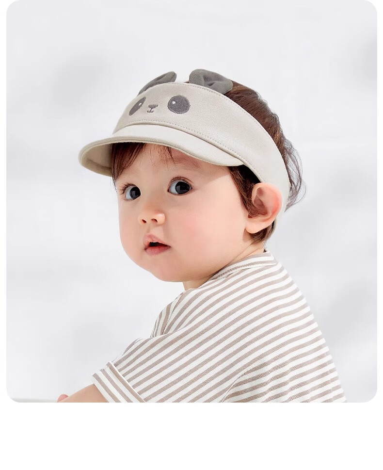 Niduoxiong Children's Sun Protection Hat, Visor Cap for Boys And Girls, Breathable Baby Hat, Sun Hat, UV Protectio 20