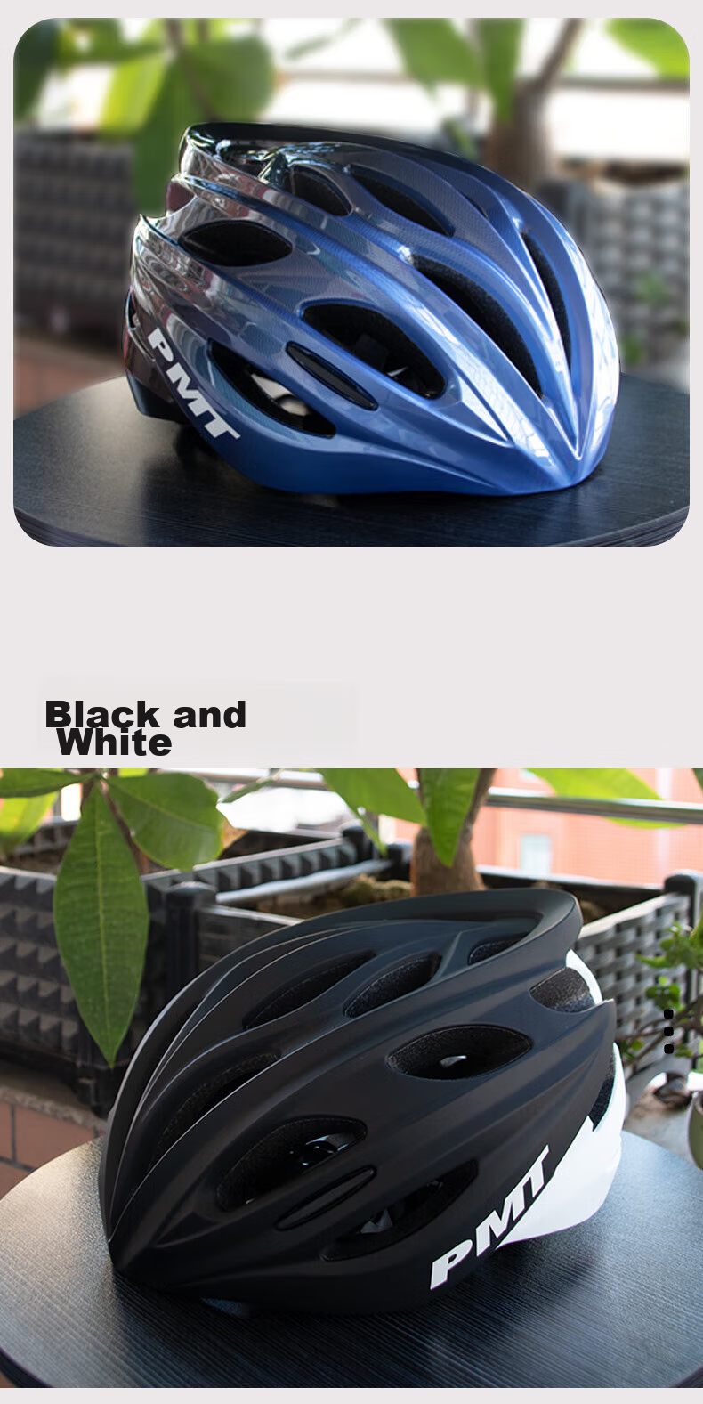 PMT Prussian Bicycle Helmet, Large Head Circumference, Plus Size, Extra Large, for Mountain And Road Bikes, Cycling Helmet, Black 2
