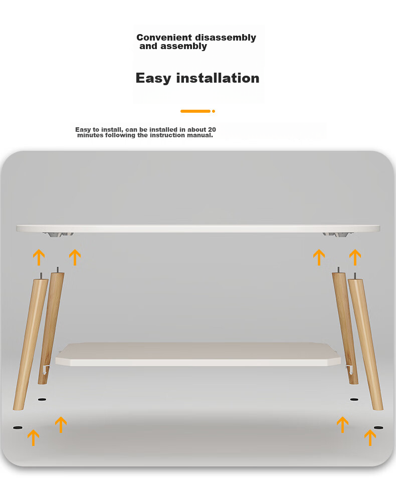 Shanshanmuyi Coffee Table, Simple Living Room Tea Table, Small Apartment Side Table, Home Tea Stand, Nordic Style Side Table, Balcony Mini Table 11