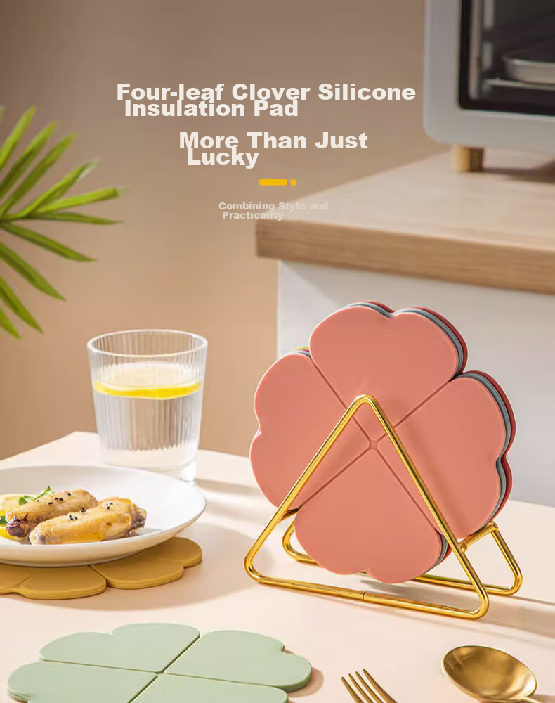 Maomiyoupin Silicone Heat-Resistant Mat, Placemat, Casserole Pad, Coaster, Bowl Mat, Plate Mat, Heat-Resistant Table Mat for Home Use, High-Temperature Resistant, Anti-Scalding Pad 1