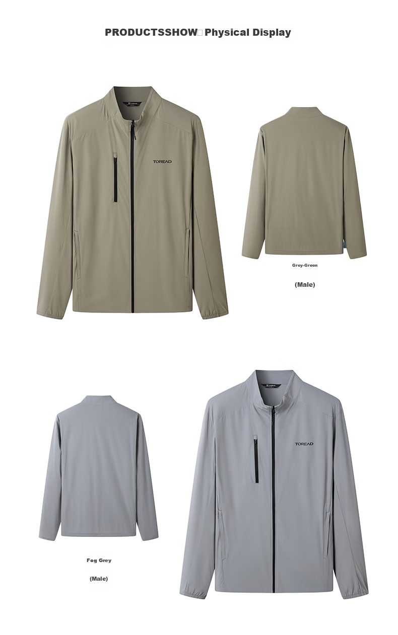 TOREAD Sun Protection Clothing, Spring And Summer Men's Lightweight Breathable UV Protection UPF50+, Skin Coat, TAZZCN81845 17