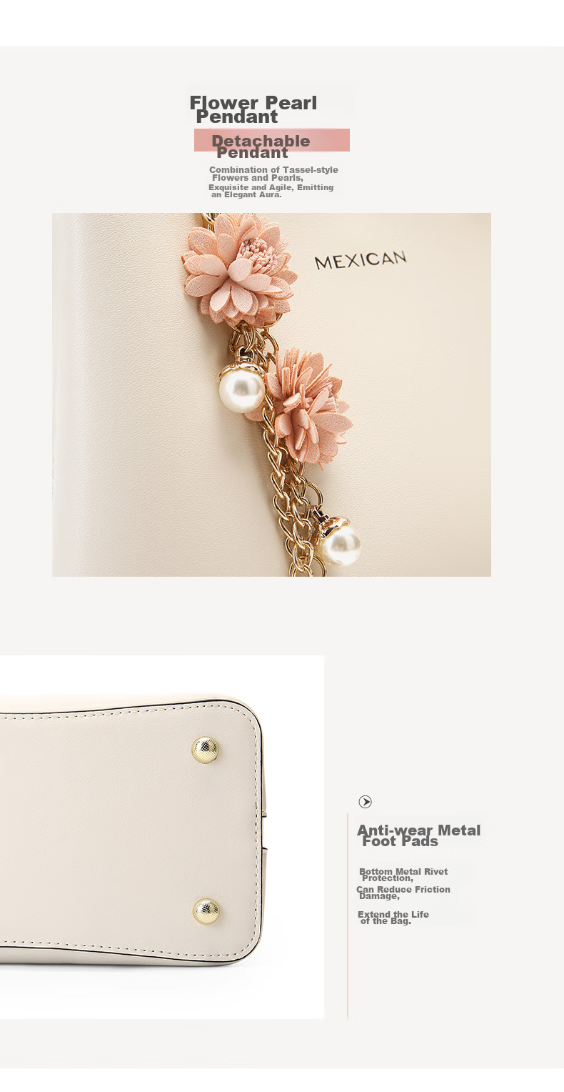MEXICAN Handbag, Women's Bag for Commuting, 2026 Crossbody Shoulder Bag, Light Luxury, Valentine's Day Gift for Wife Or Girlfriend 8